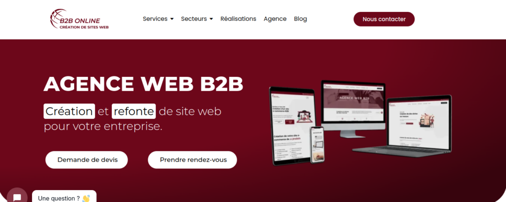 Agence web B2B